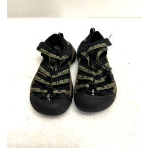 Keen Black Green Closed Toe Strap Hiking‎ Sandals Unisex Size EU 28 US 10